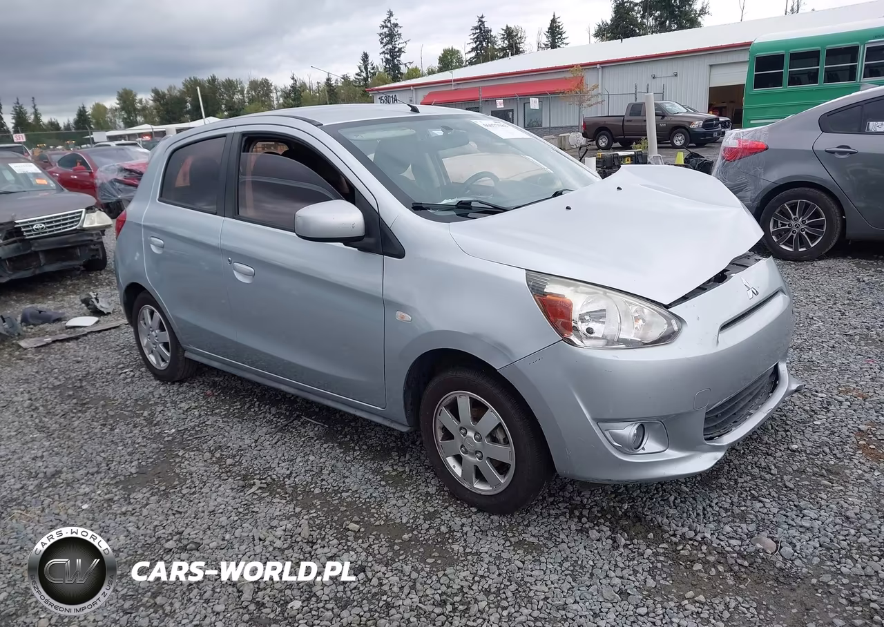 2014 Mitsubishi Mirage Es VIN:ML32A4HJ5EH007578 - 1