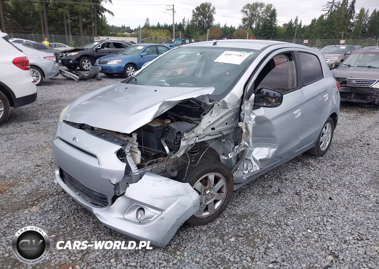 2014 Mitsubishi Mirage Es VIN:ML32A4HJ5EH007578 - 2