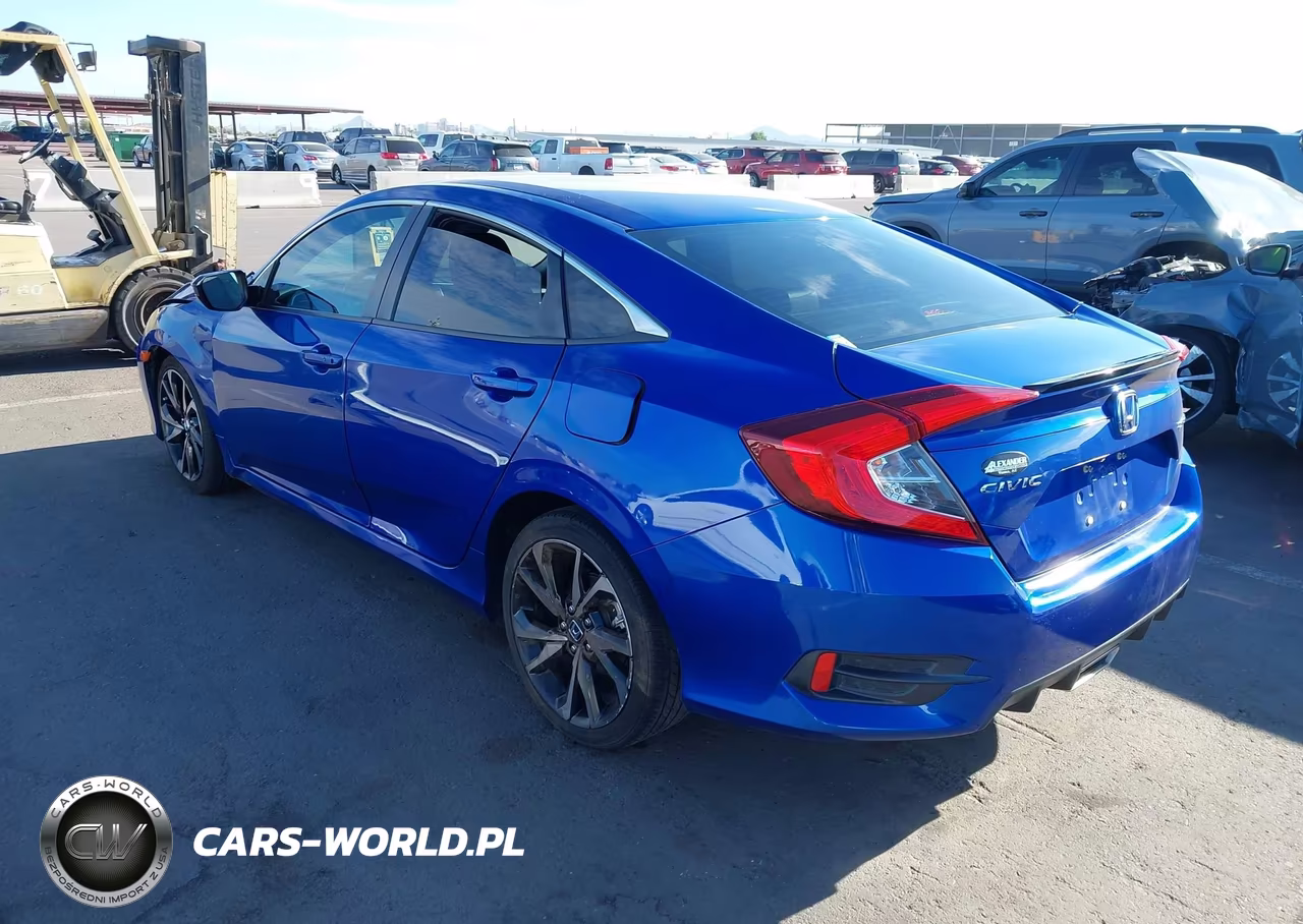2020 Honda Civic Sport VIN:2HGFC2F88LH531183 - 3