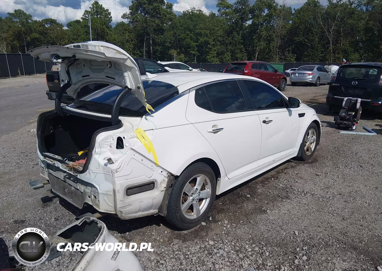 2015 Kia Optima Lx VIN:KNAGM4A76F5608393 - 4