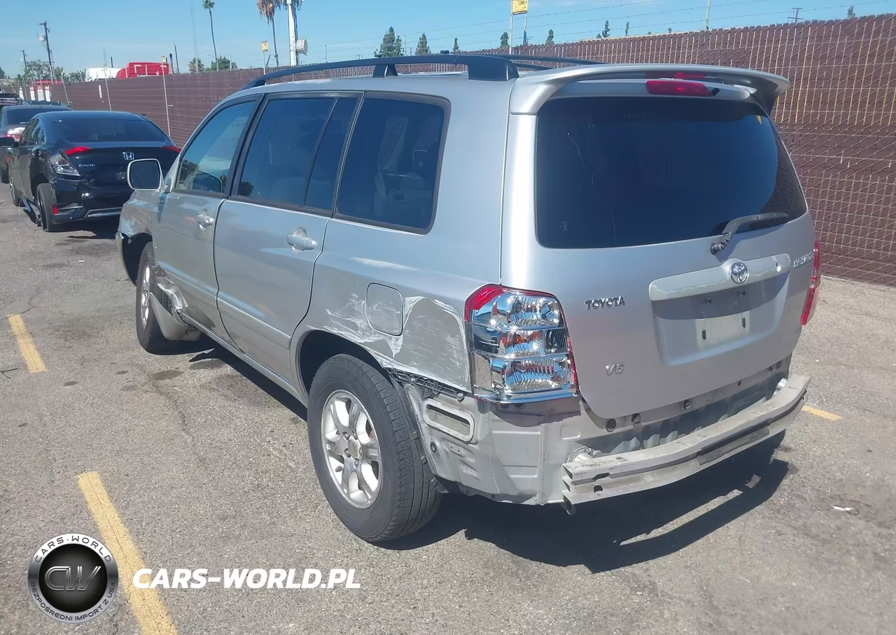2002 Toyota Highlander V6 VIN:JTEGF21A620030358 - 3