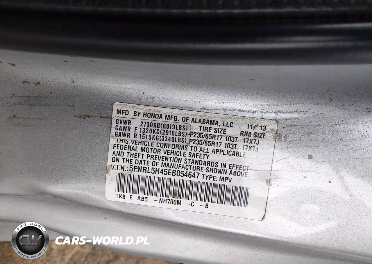 2014 Honda Odyssey Ex VIN:5FNRL5H45EB054647 - 9