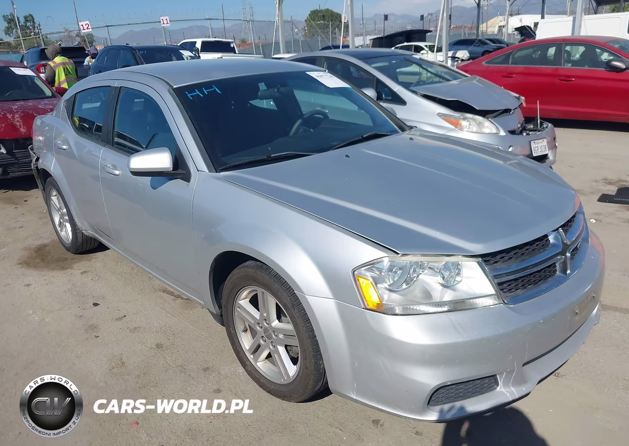 2012 Dodge Avenger Sxt VIN:1C3CDZCB4CN235211 - 1