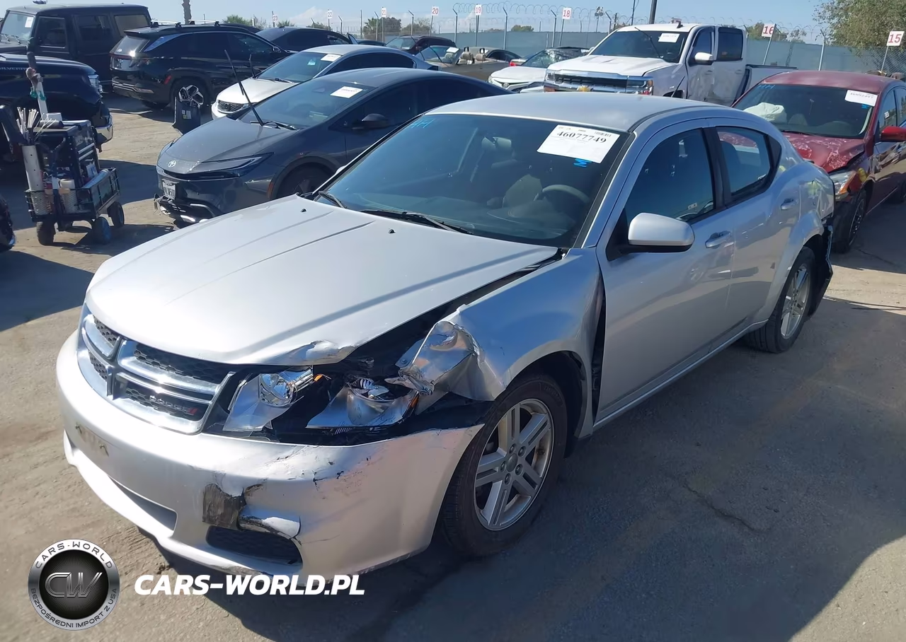 2012 Dodge Avenger Sxt VIN:1C3CDZCB4CN235211 - 2