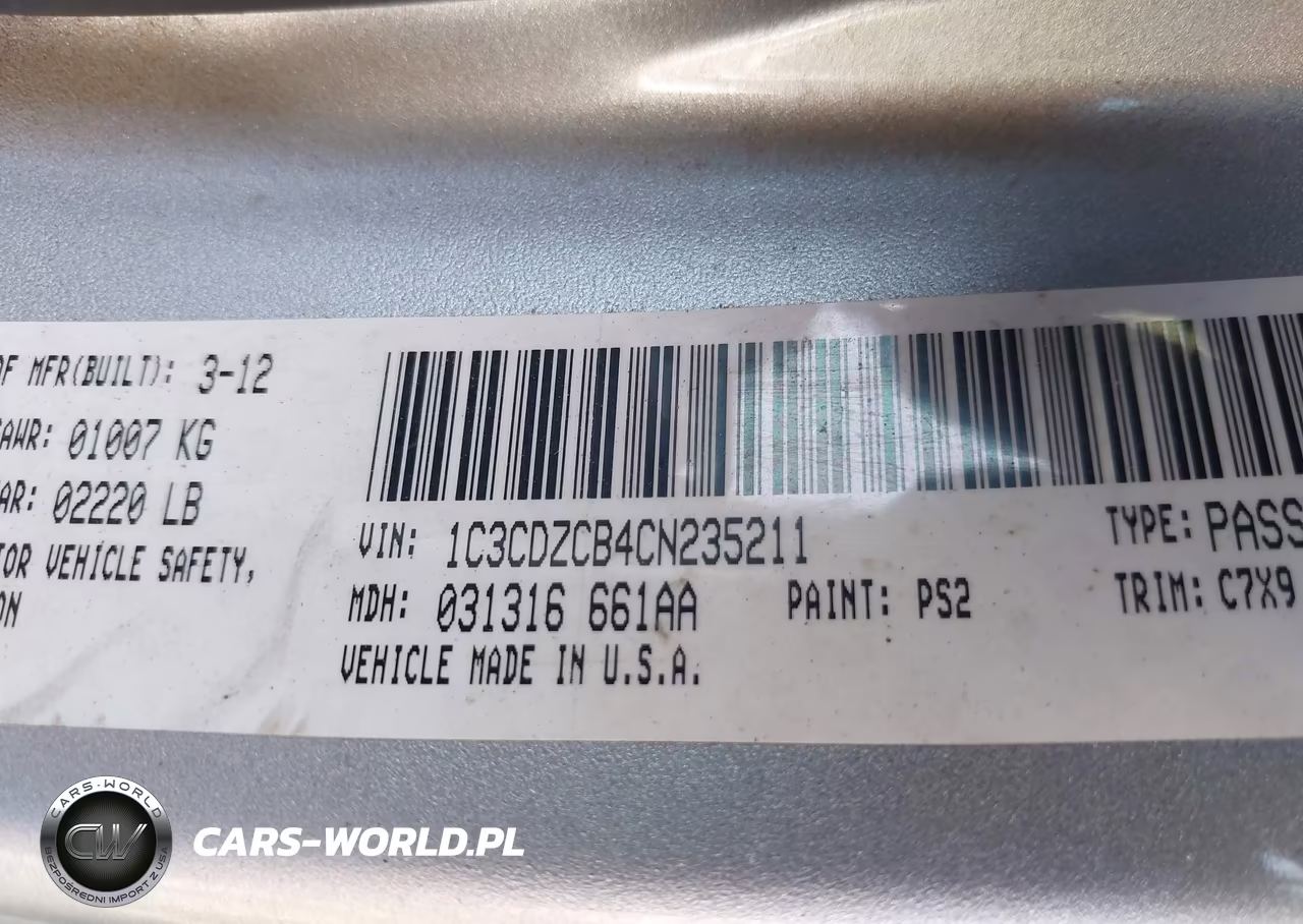 2012 Dodge Avenger Sxt VIN:1C3CDZCB4CN235211 - 9