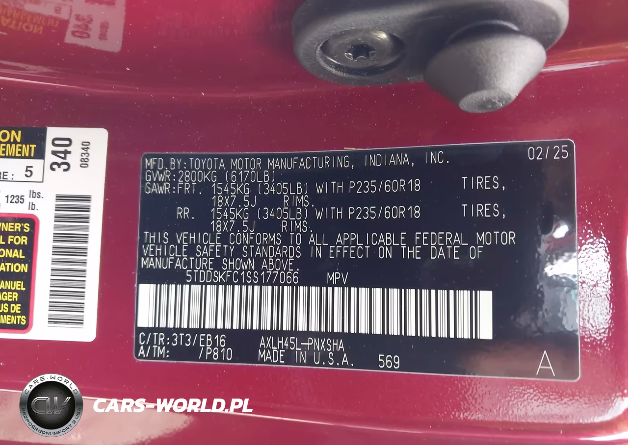 2025 Toyota Sienna Xse VIN:5TDDSKFC1SS177066 - 9