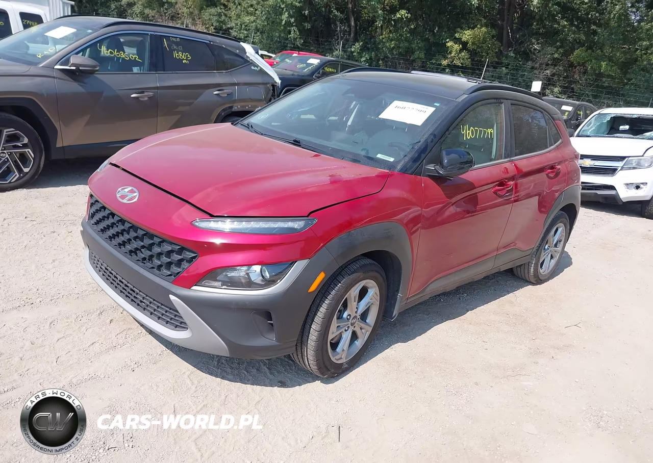 2022 Hyundai Kona Sel VIN:KM8K6CABXNU913160 - 2