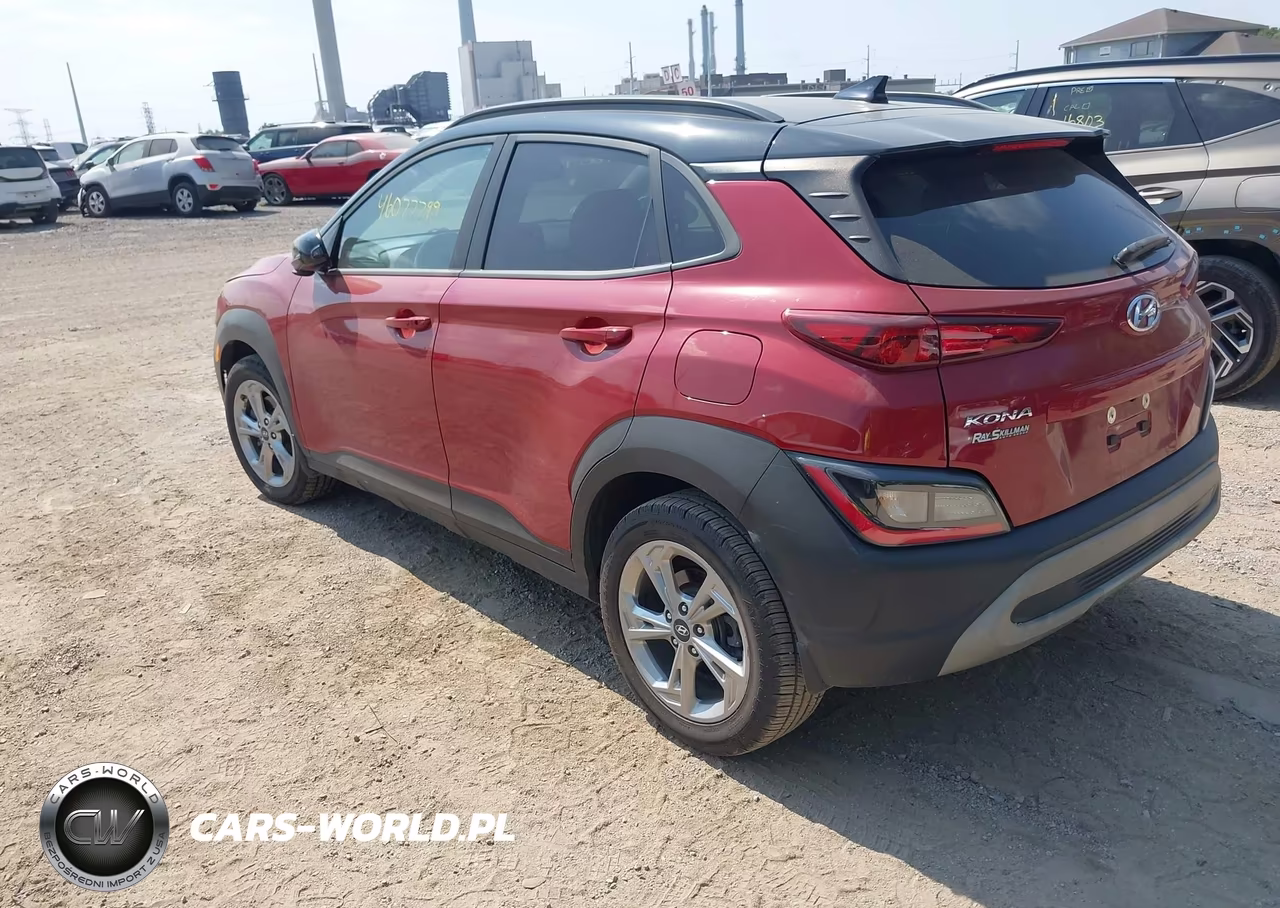 2022 Hyundai Kona Sel VIN:KM8K6CABXNU913160 - 3