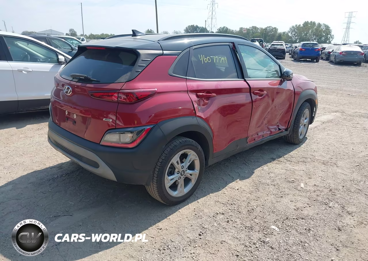 2022 Hyundai Kona Sel VIN:KM8K6CABXNU913160 - 4