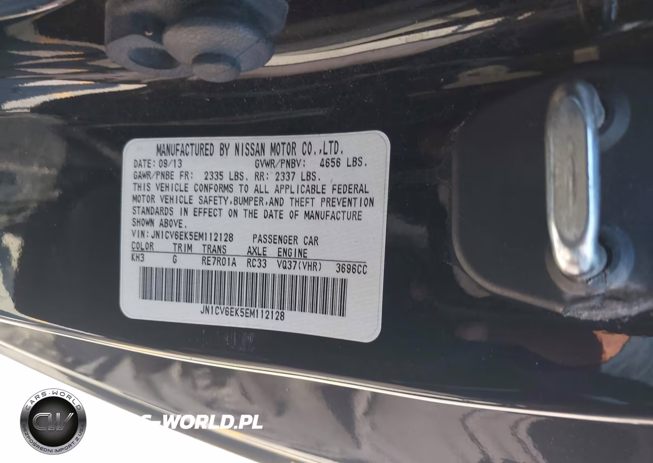 2014 Infiniti Q60 Journey VIN:JN1CV6EK5EM112128 - 9