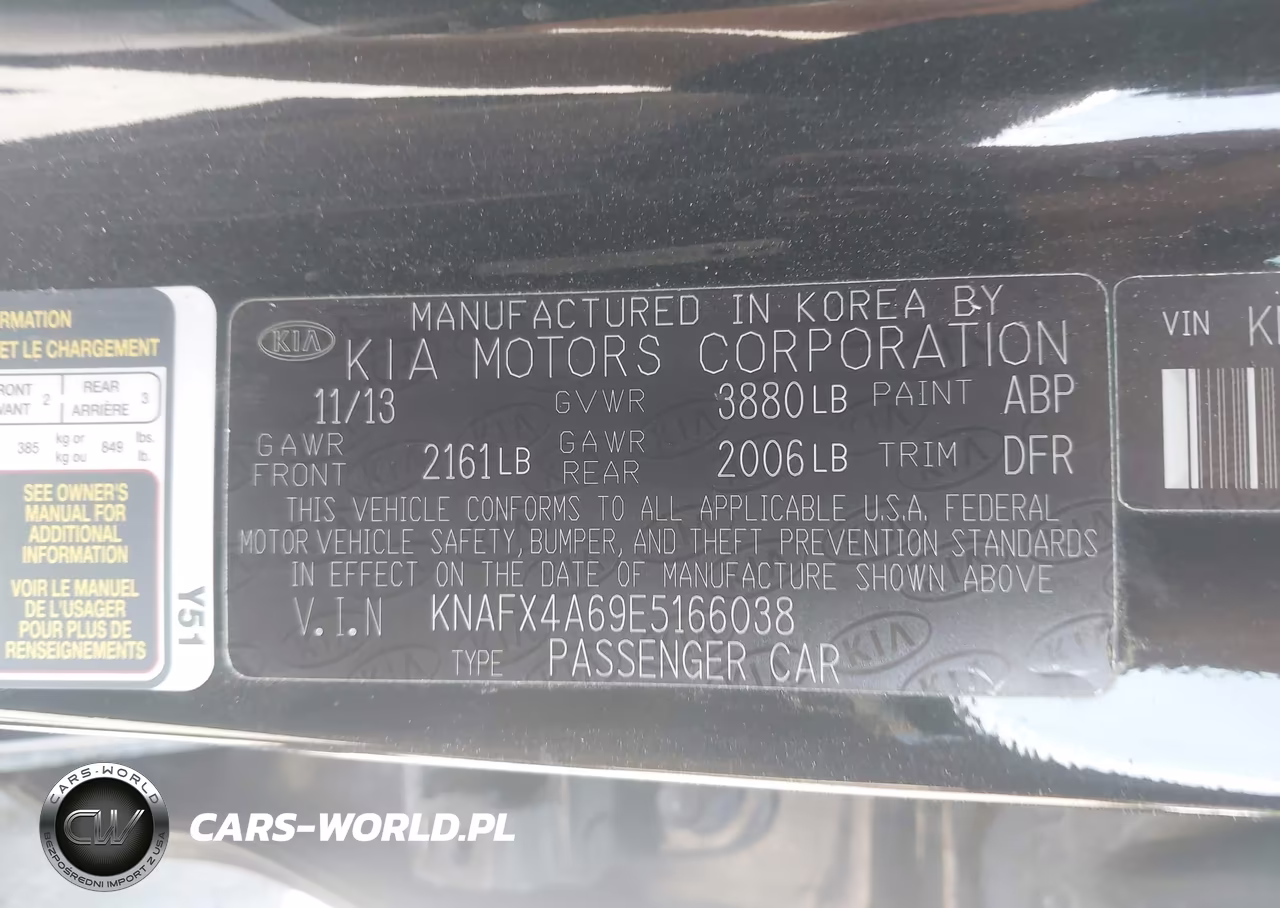 2014 Kia Forte Lx VIN:KNAFX4A69E5166038 - 9