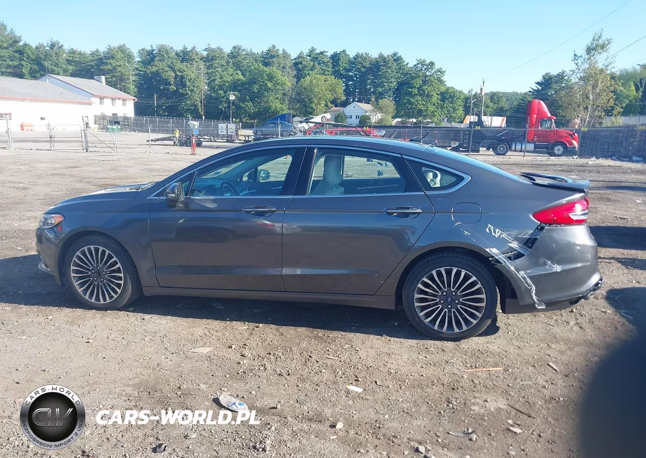 2018 Ford Fusion Titanium VIN:3FA6P0D95JR242370 - 14