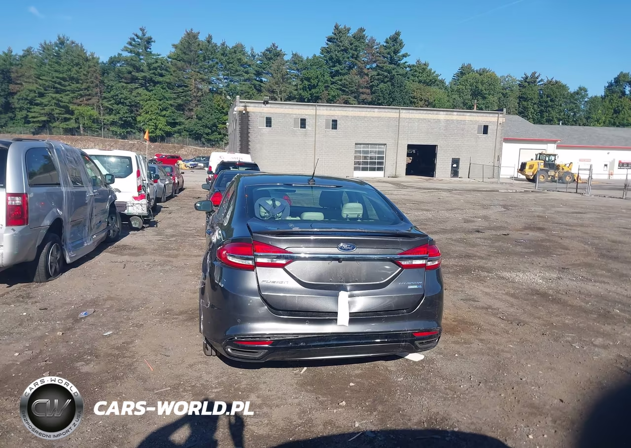 2018 Ford Fusion Titanium VIN:3FA6P0D95JR242370 - 16