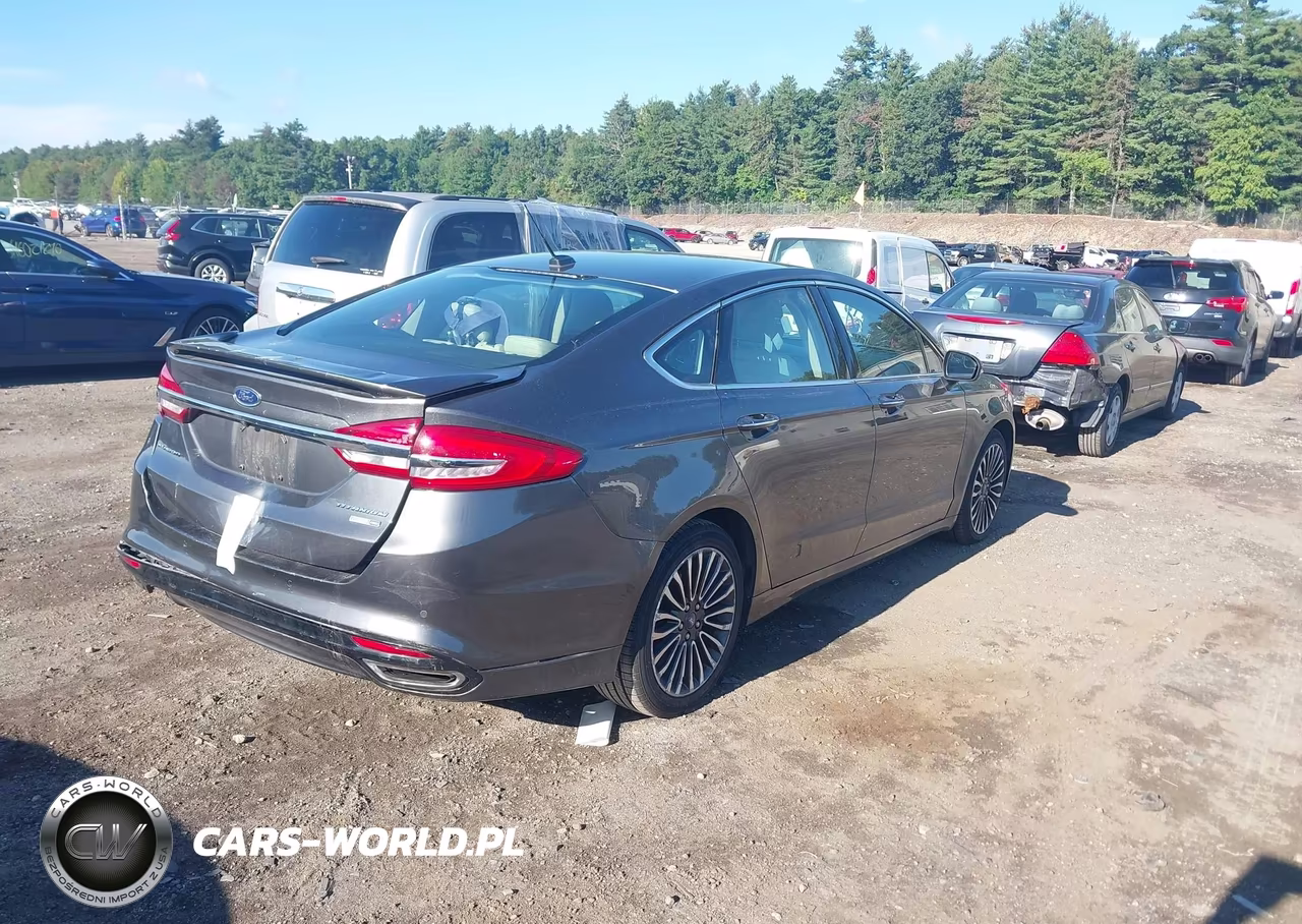2018 Ford Fusion Titanium VIN:3FA6P0D95JR242370 - 4