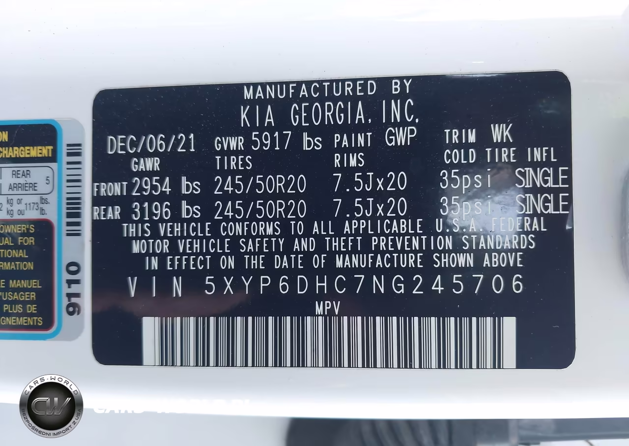2022 Kia Telluride S VIN:5XYP6DHC7NG245706 - 9