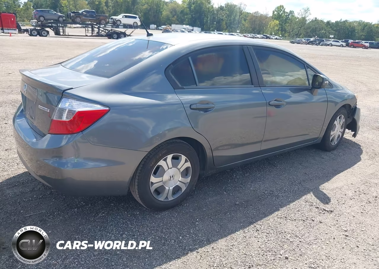 2012 Honda Civic Hybrid VIN:JHMFB4F34CS001401 - 4