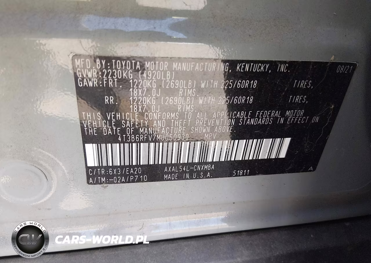 2021 Toyota Rav4 Hybrid Xle Premium VIN:4T3B6RFV7MU050930 - 9