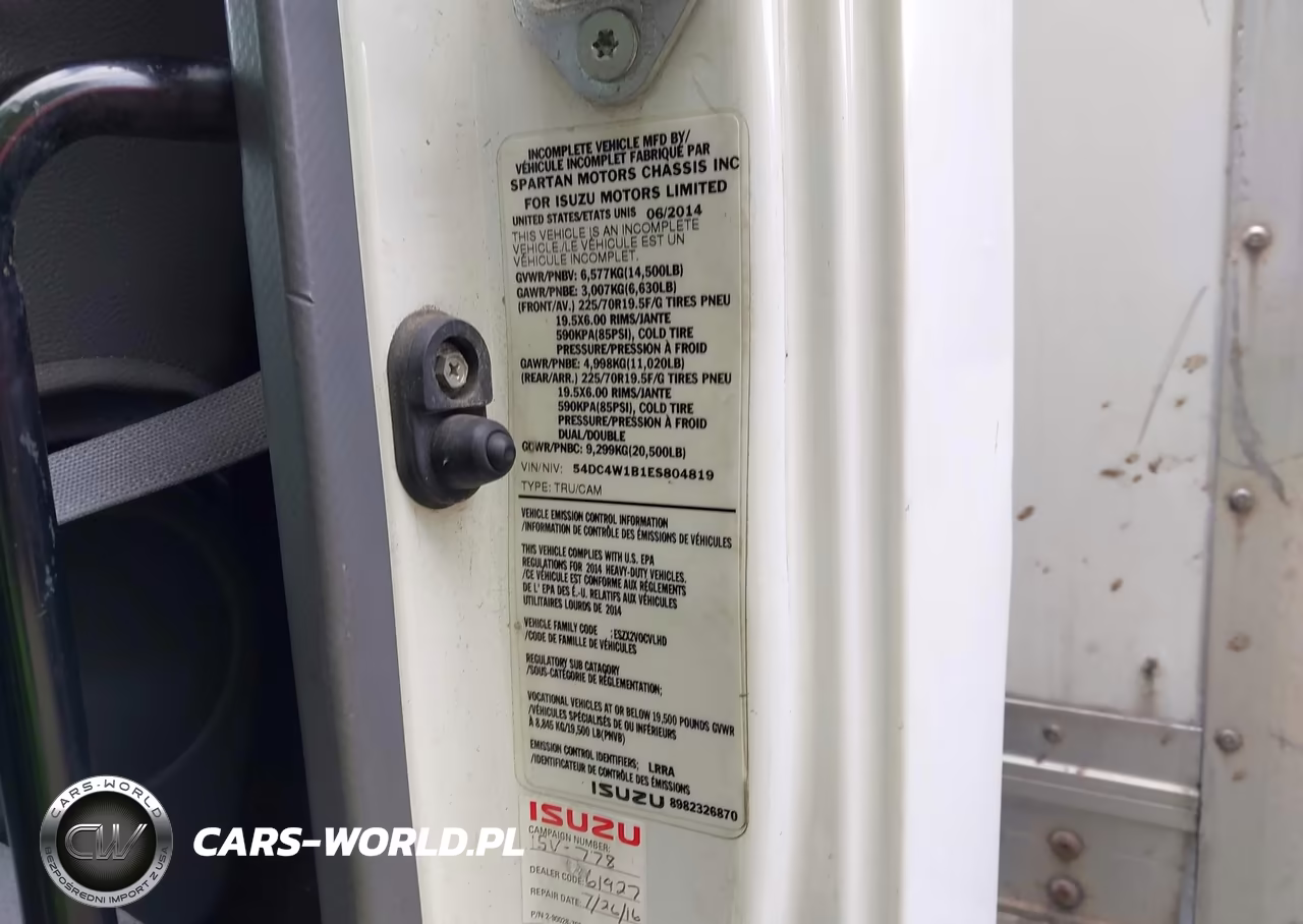 2014 Isuzu Npr Gas Reg VIN:54DC4W1B1ES804819 - 8