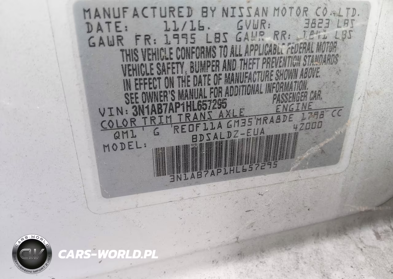 2017 Nissan Sentra Sv VIN:3N1AB7AP1HL657295 - 9