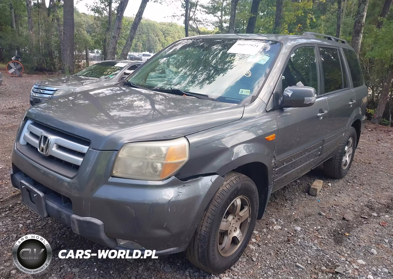 2007 Honda Pilot Ex-L VIN:5FNYF28527B038256 - 2
