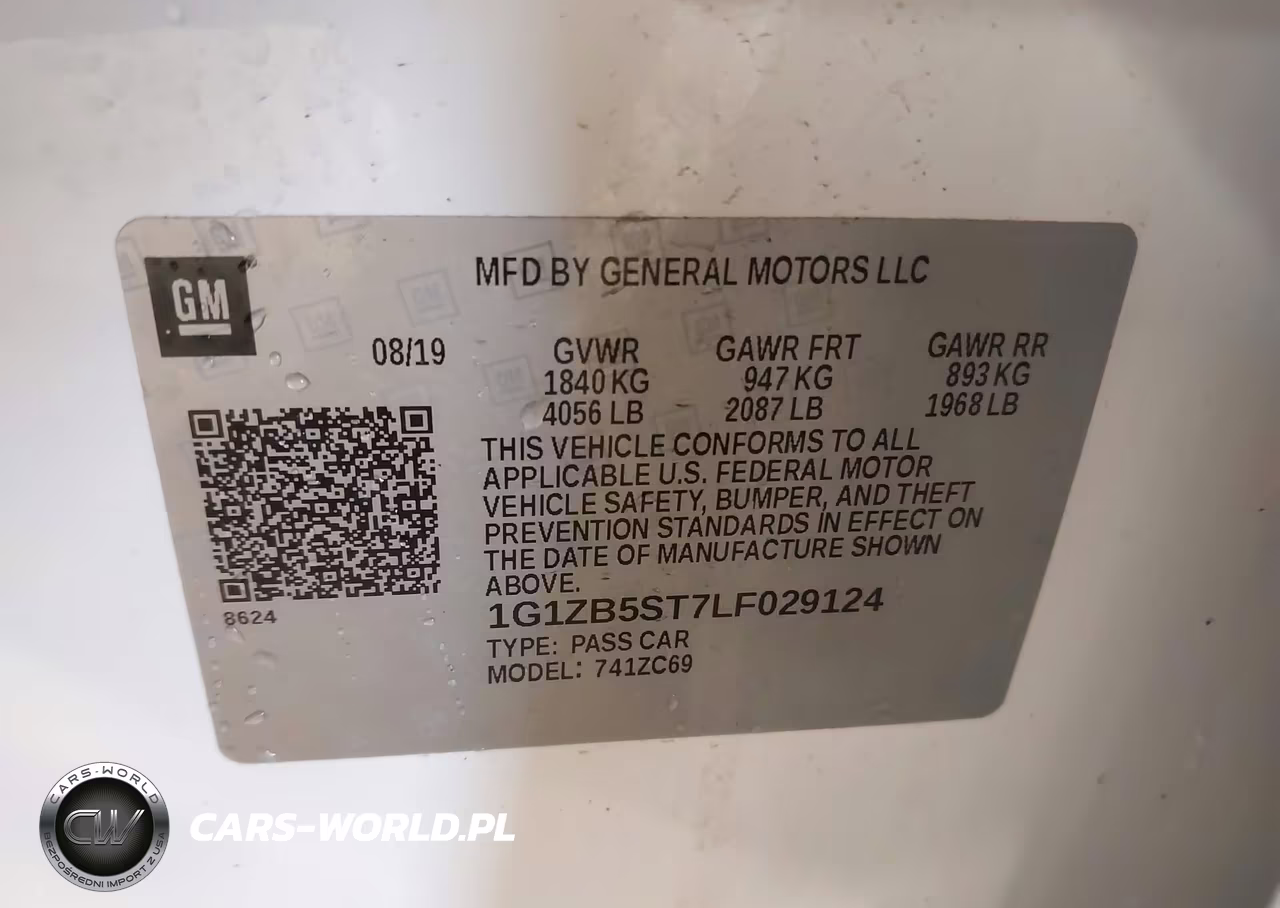 2020 Chevrolet Malibu Fwd Ls VIN:1G1ZB5ST7LF029124 - 9