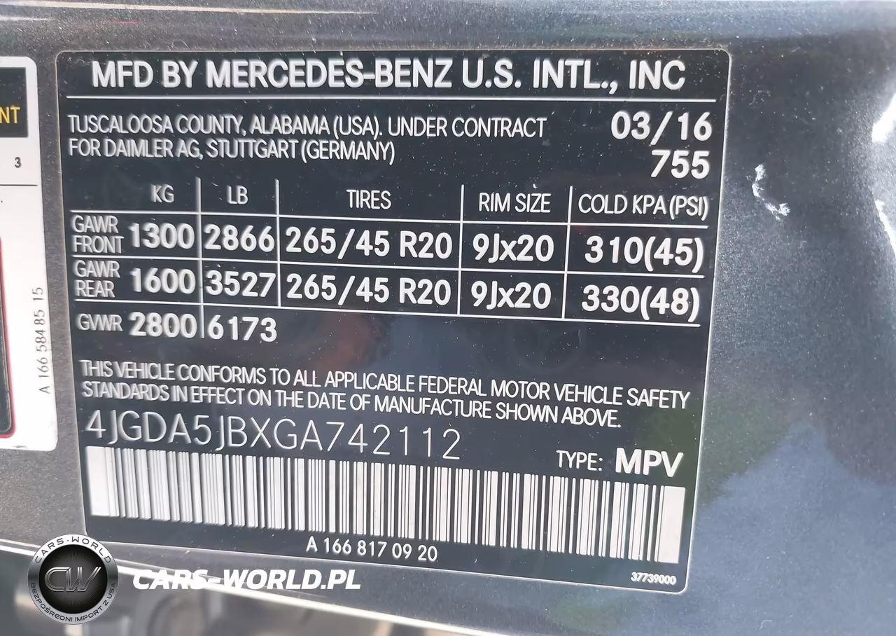 2016 Mercedes-Benz Gle 350 VIN:4JGDA5JBXGA742112 - 9