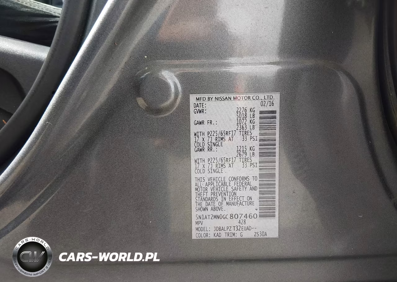 2016 Nissan Rogue S VIN:5N1AT2MN0GC807460 - 9