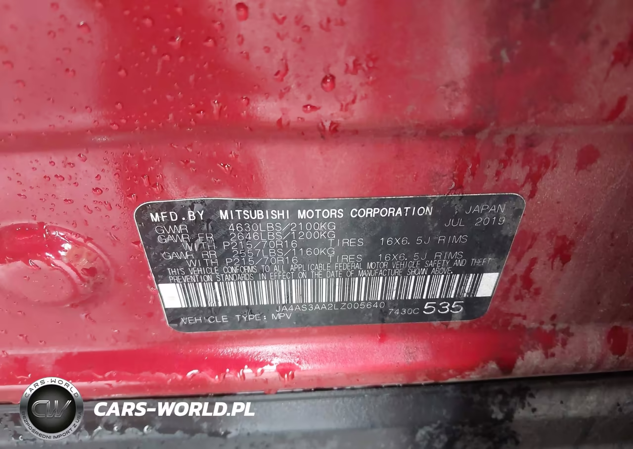 2020 MITSUBISHI ECLIPSE CROSS ES VIN:JA4AS3AA2LZ005640 - 9