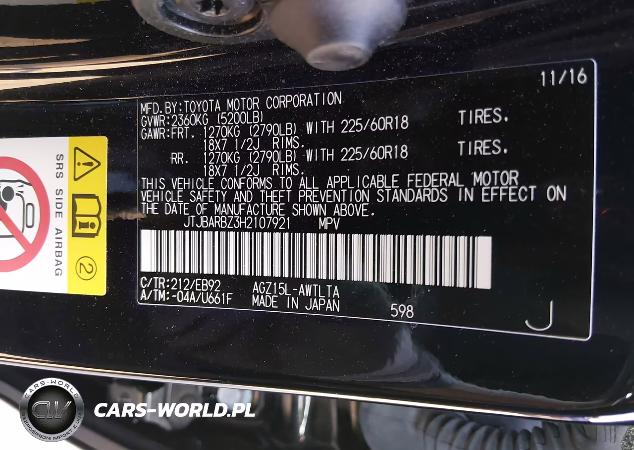 2017 Lexus Nx 200T F Sport VIN:JTJBARBZ3H2107921 - 9