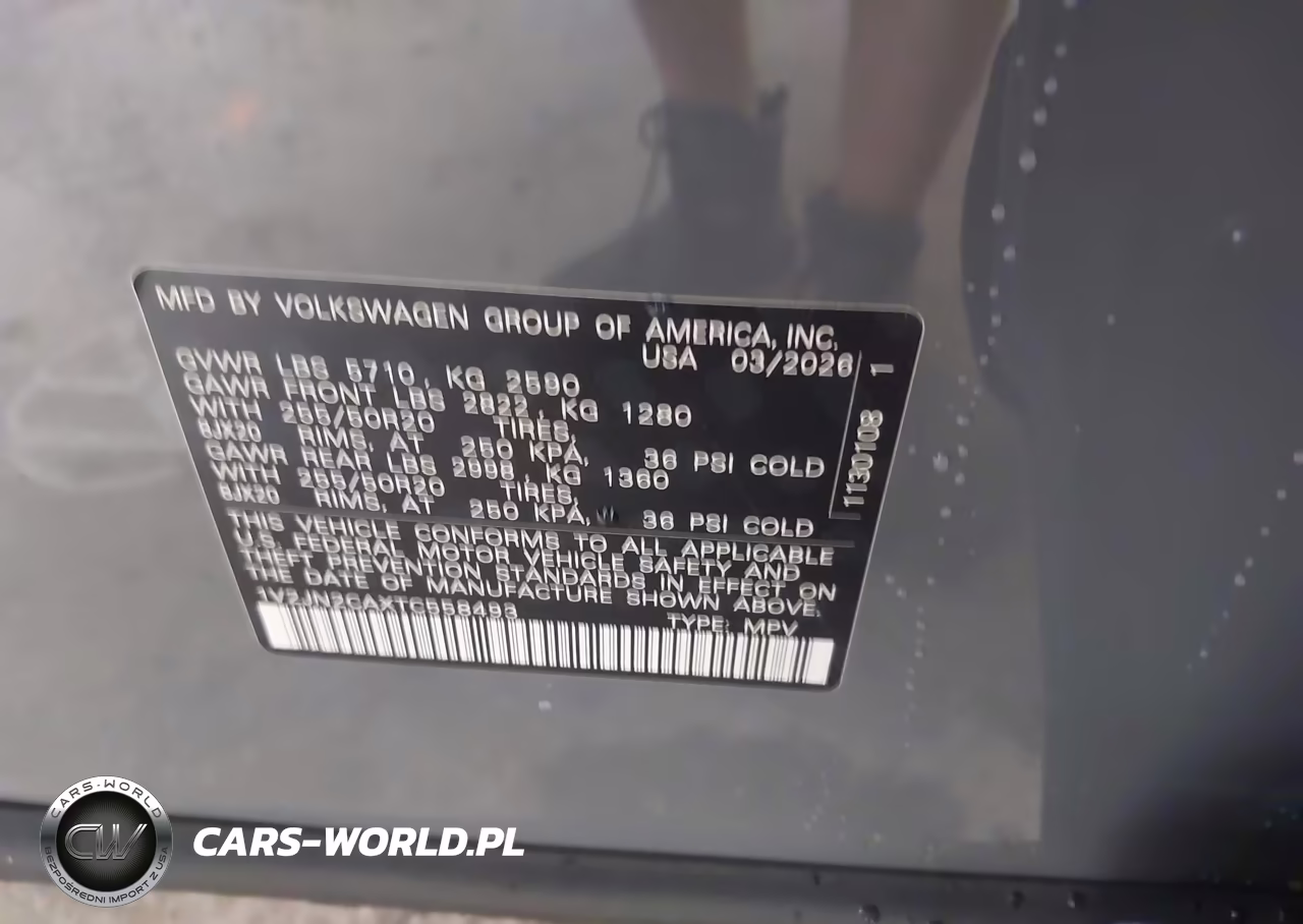 2026 Volkswagen Atlas Se With Technology VIN:1V2JN2CAXTC558493 - 9