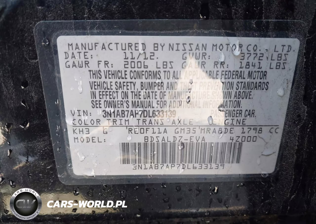 2013 Nissan Sentra Sv VIN:3N1AB7AP7DL633139 - 9