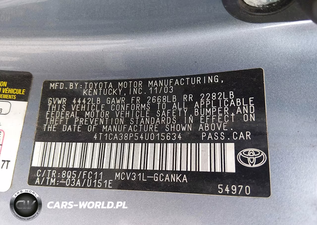 2004 Toyota Camry Solara Se Sport V6 VIN:4T1CA38P54U015634 - 9