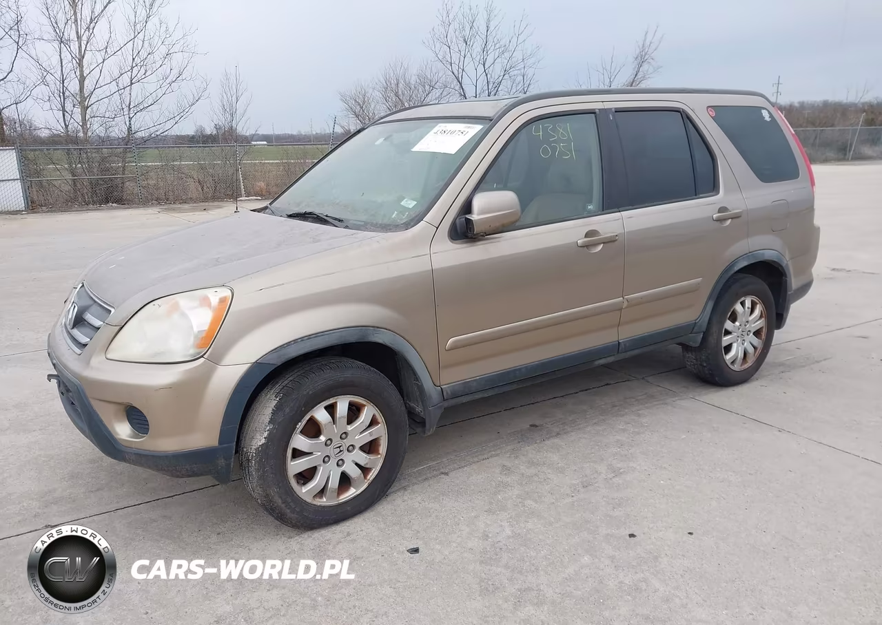 2006 Honda Cr-V Se VIN:JHLRD78936C011866 - 2