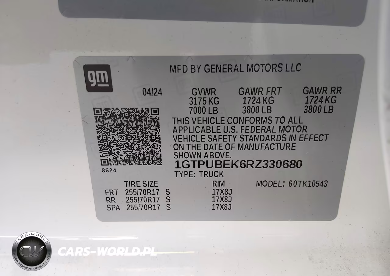 2024 GMC Sierra 1500 4Wd Short Box Sle VIN:1GTPUBEK6RZ330680 - 9