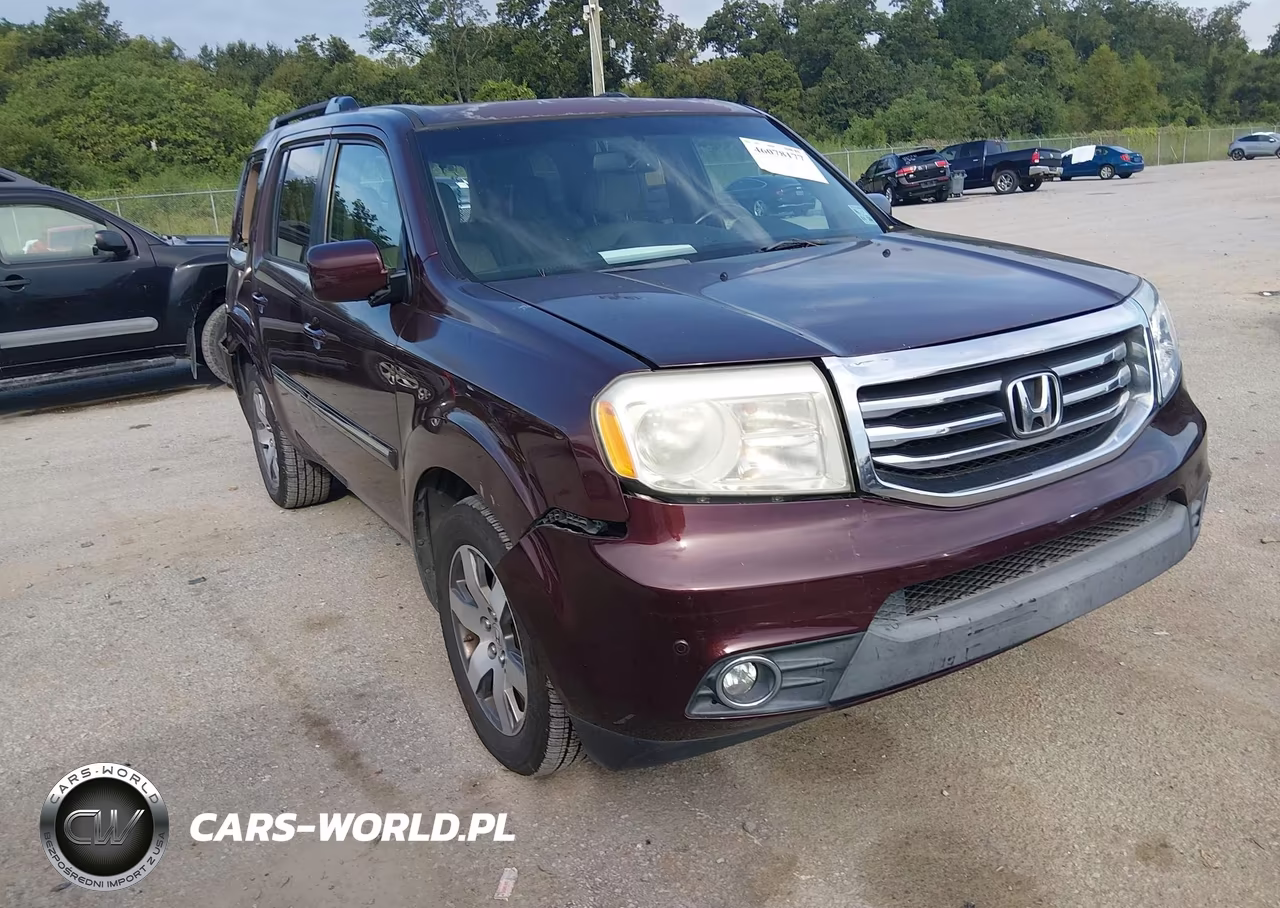 2014 Honda Pilot Touring VIN:5FNYF3H93EB016742 - 1
