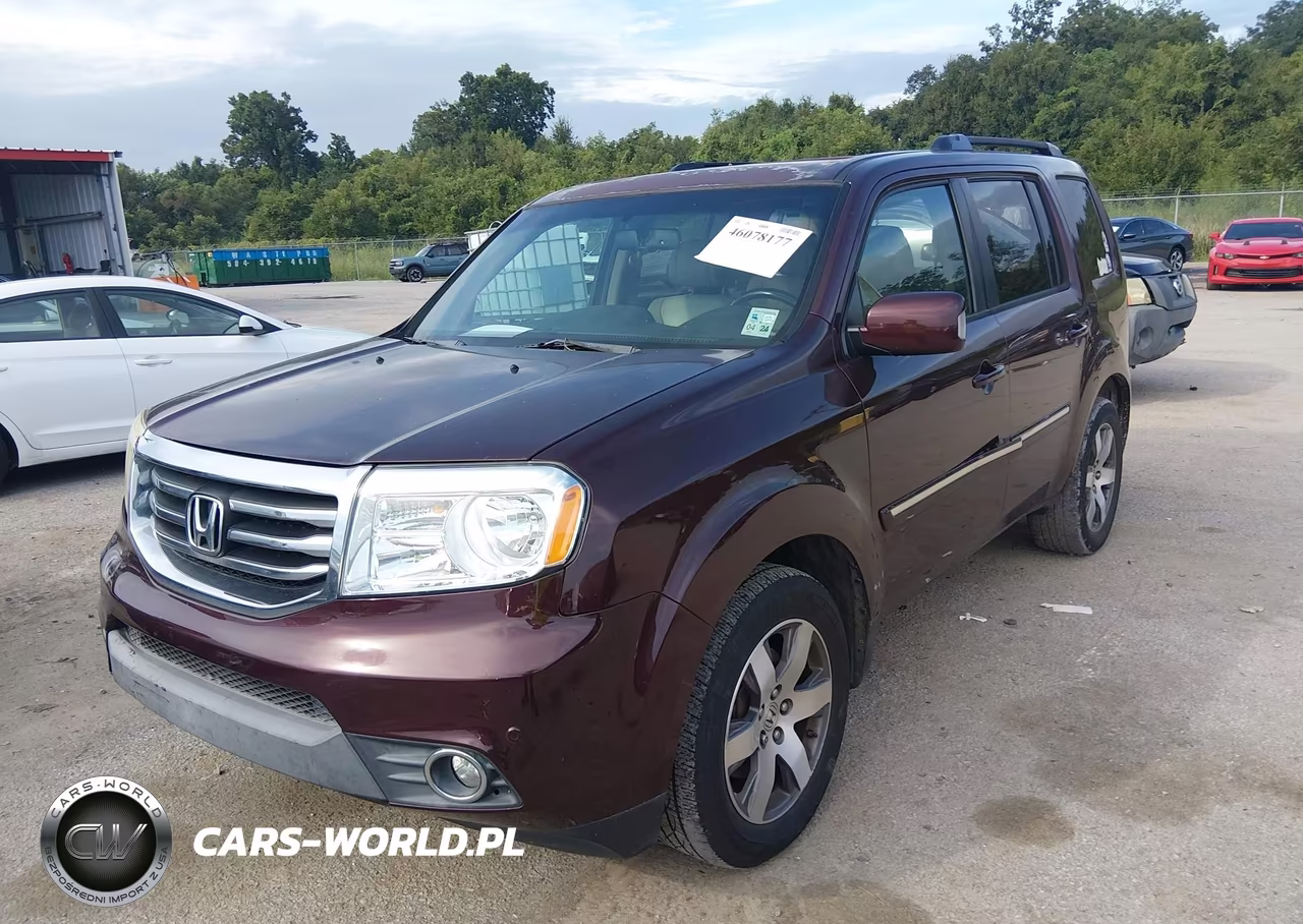 2014 Honda Pilot Touring VIN:5FNYF3H93EB016742 - 2