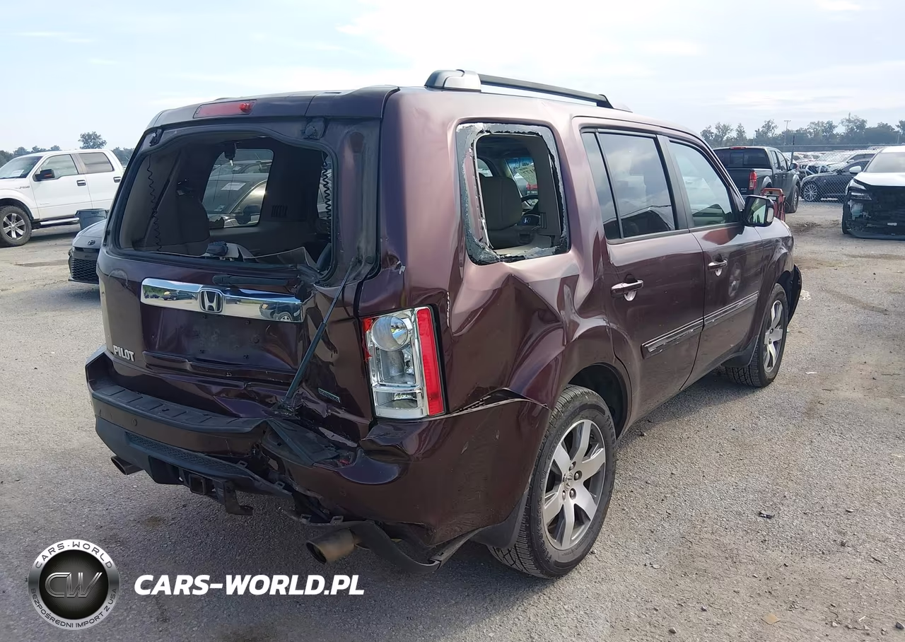 2014 Honda Pilot Touring VIN:5FNYF3H93EB016742 - 4