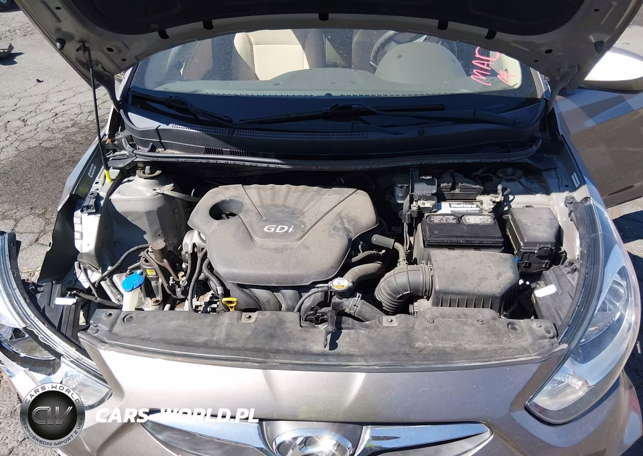 2013 Hyundai Accent Gls VIN:KMHCU4AE6DU580643 - 10