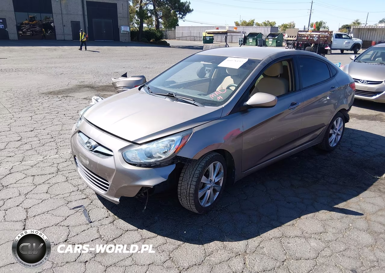 2013 Hyundai Accent Gls VIN:KMHCU4AE6DU580643 - 2