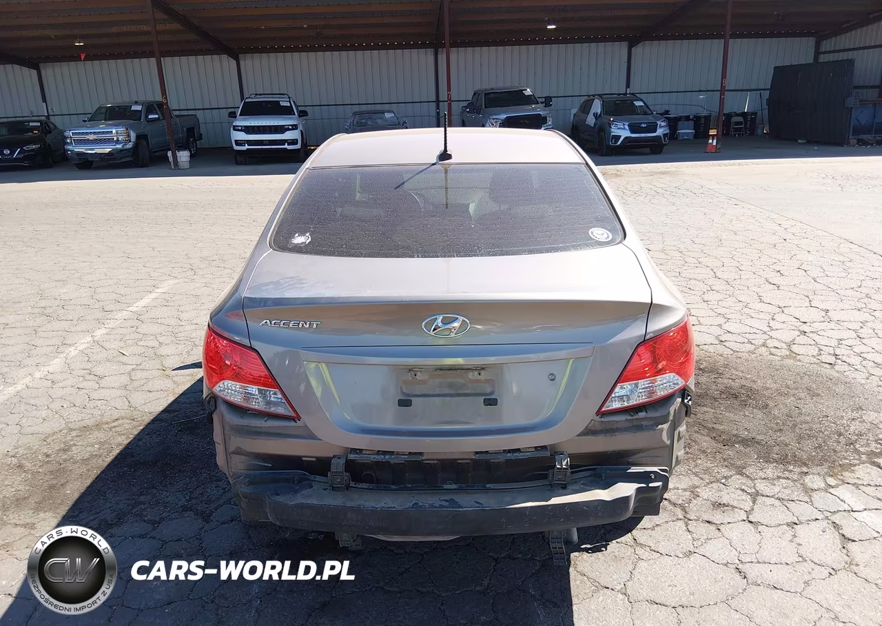 2013 Hyundai Accent Gls VIN:KMHCU4AE6DU580643 - 6