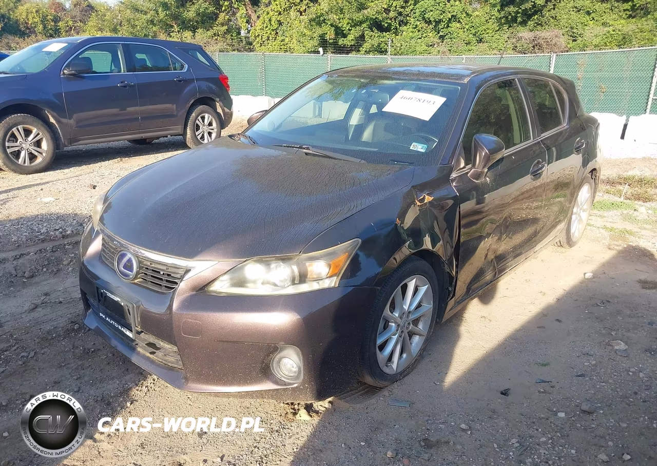 2012 Lexus Ct 200H Premium VIN:JTHKD5BH5C2078293 - 2