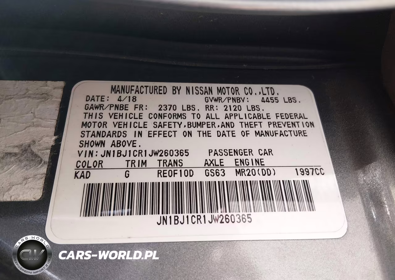 2018 Nissan Rogue Sport Sv VIN:JN1BJ1CR1JW260365 - 9