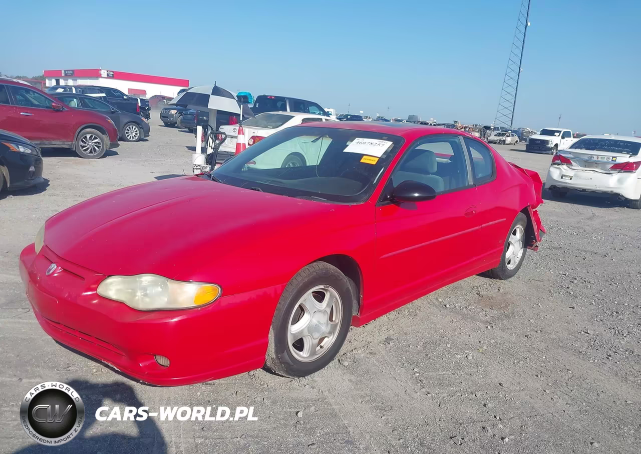 2004 Chevrolet Monte Carlo Ss VIN:2G1WX12K949109202 - 2