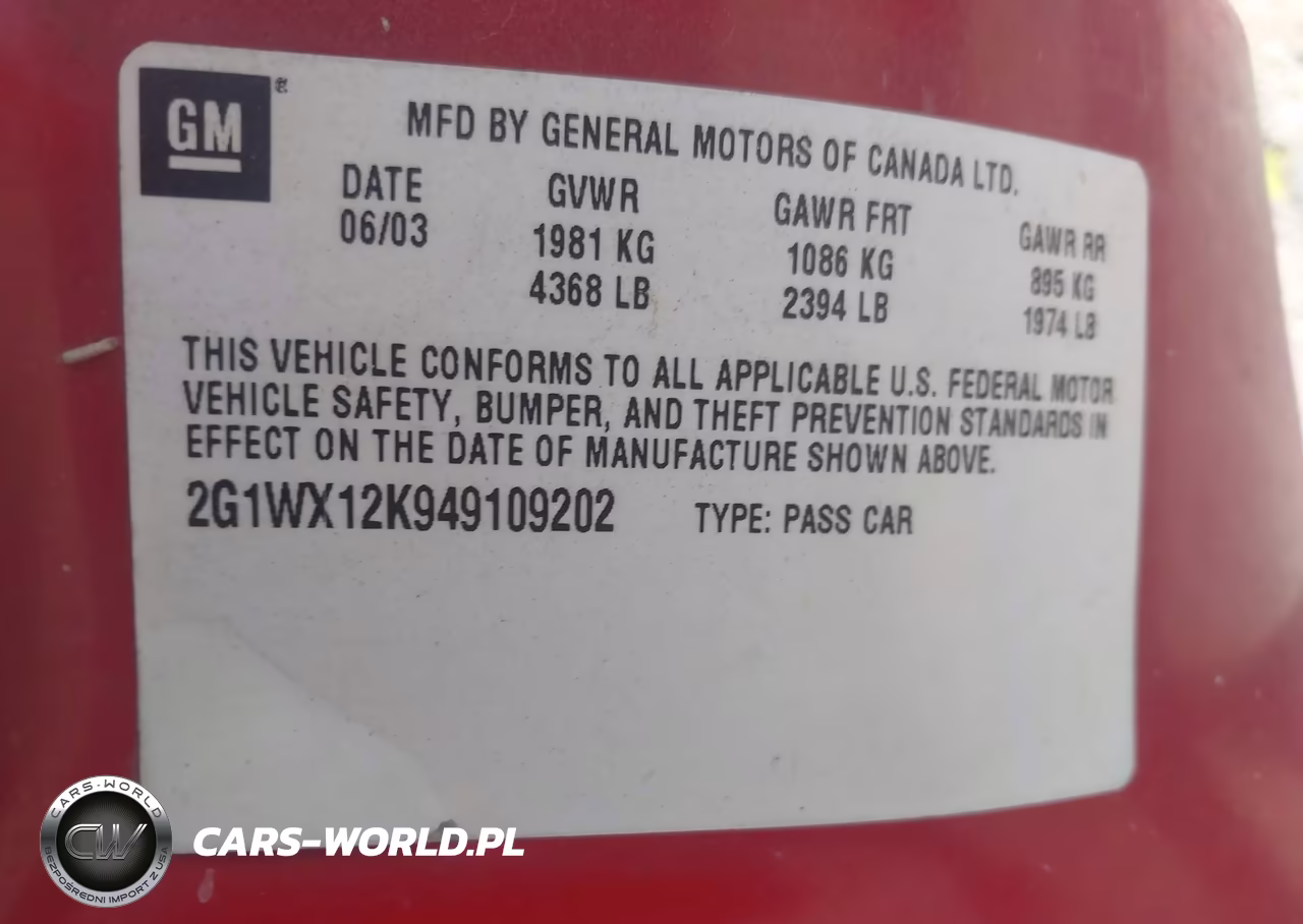 2004 Chevrolet Monte Carlo Ss VIN:2G1WX12K949109202 - 9