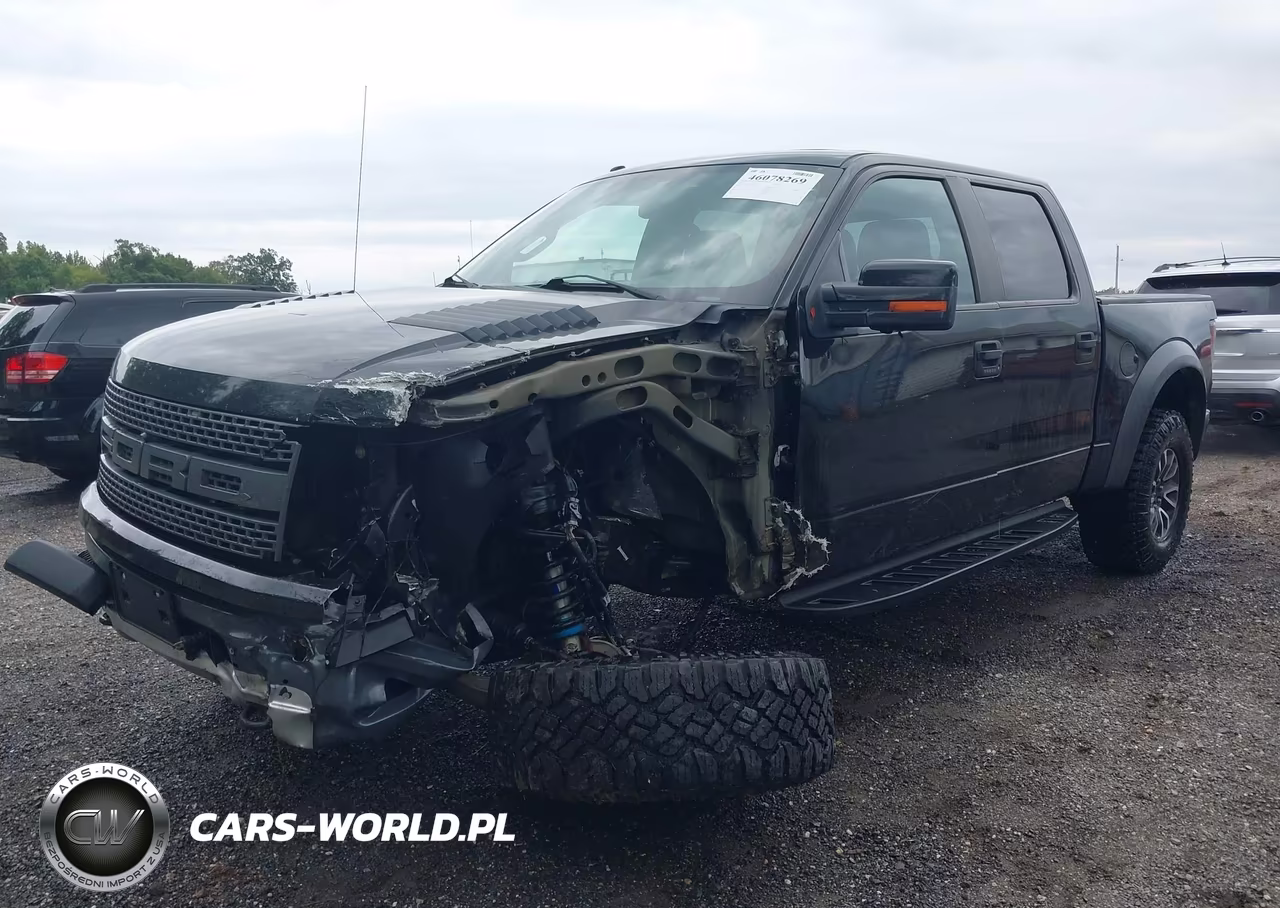 2012 Ford F-150 Svt Raptor VIN:1FTFW1R6XCFC51860 - 2