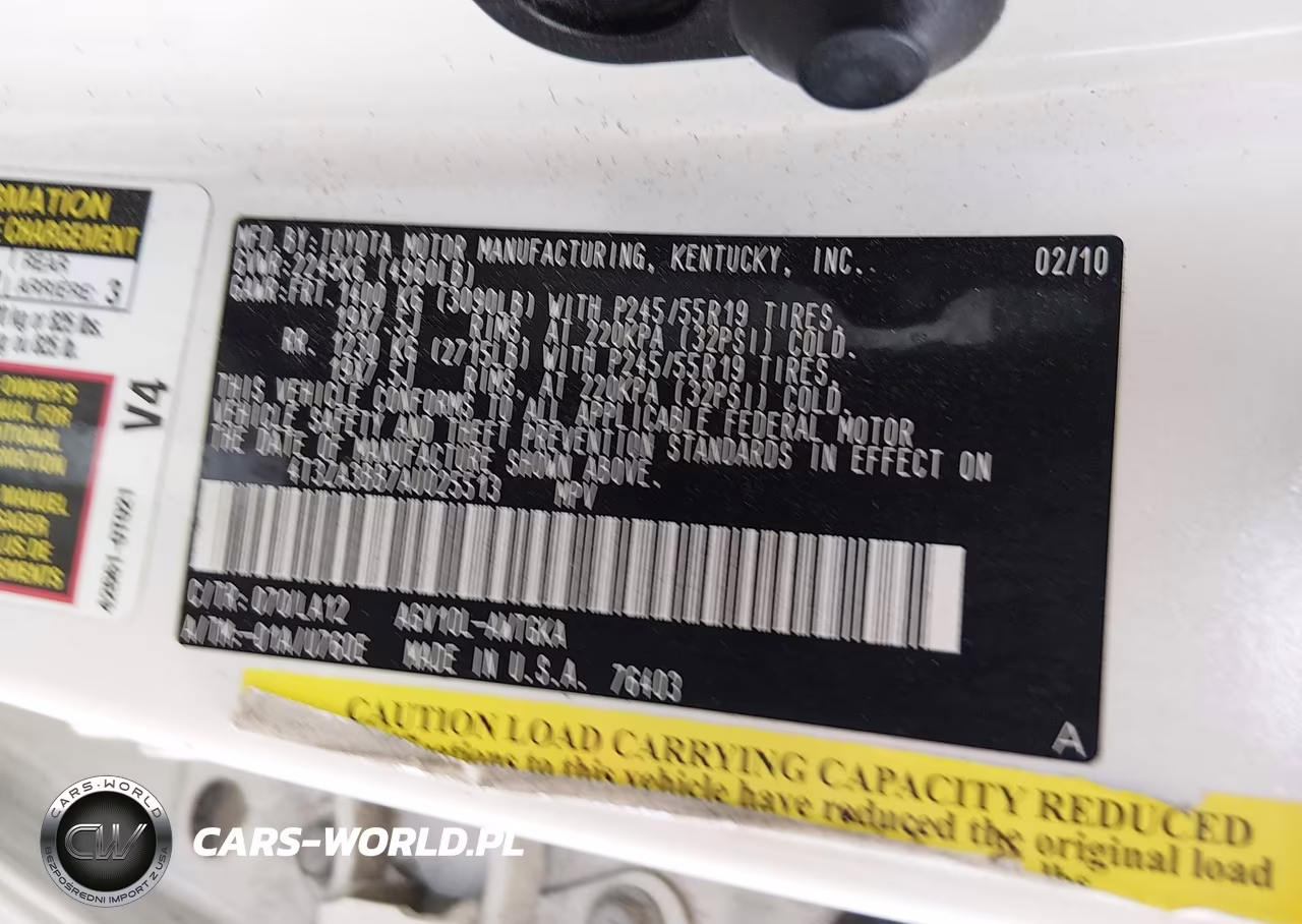 2010 Toyota Venza VIN:4T3ZA3BB7AU025513 - 9