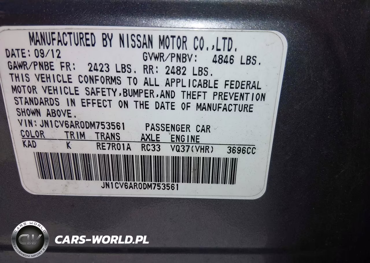 2013 Infiniti G37X VIN:JN1CV6AR0DM753561 - 9