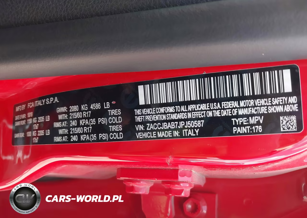 2018 Jeep Renegade Sport 4X4 VIN:ZACCJBAB7JPJ50587 - 9