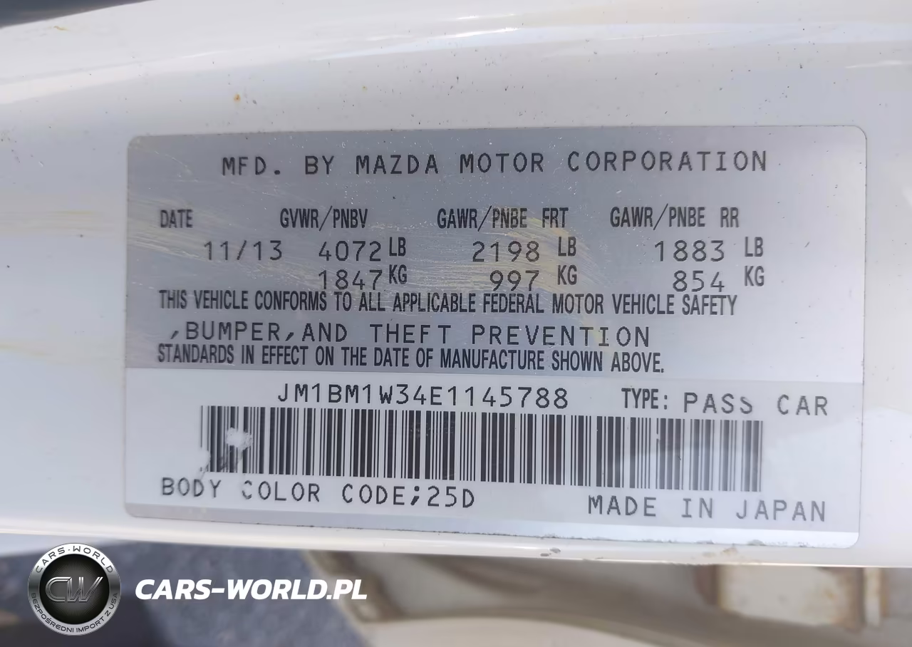 2014 Mazda Mazda3 S Grand Touring VIN:JM1BM1W34E1145788 - 9