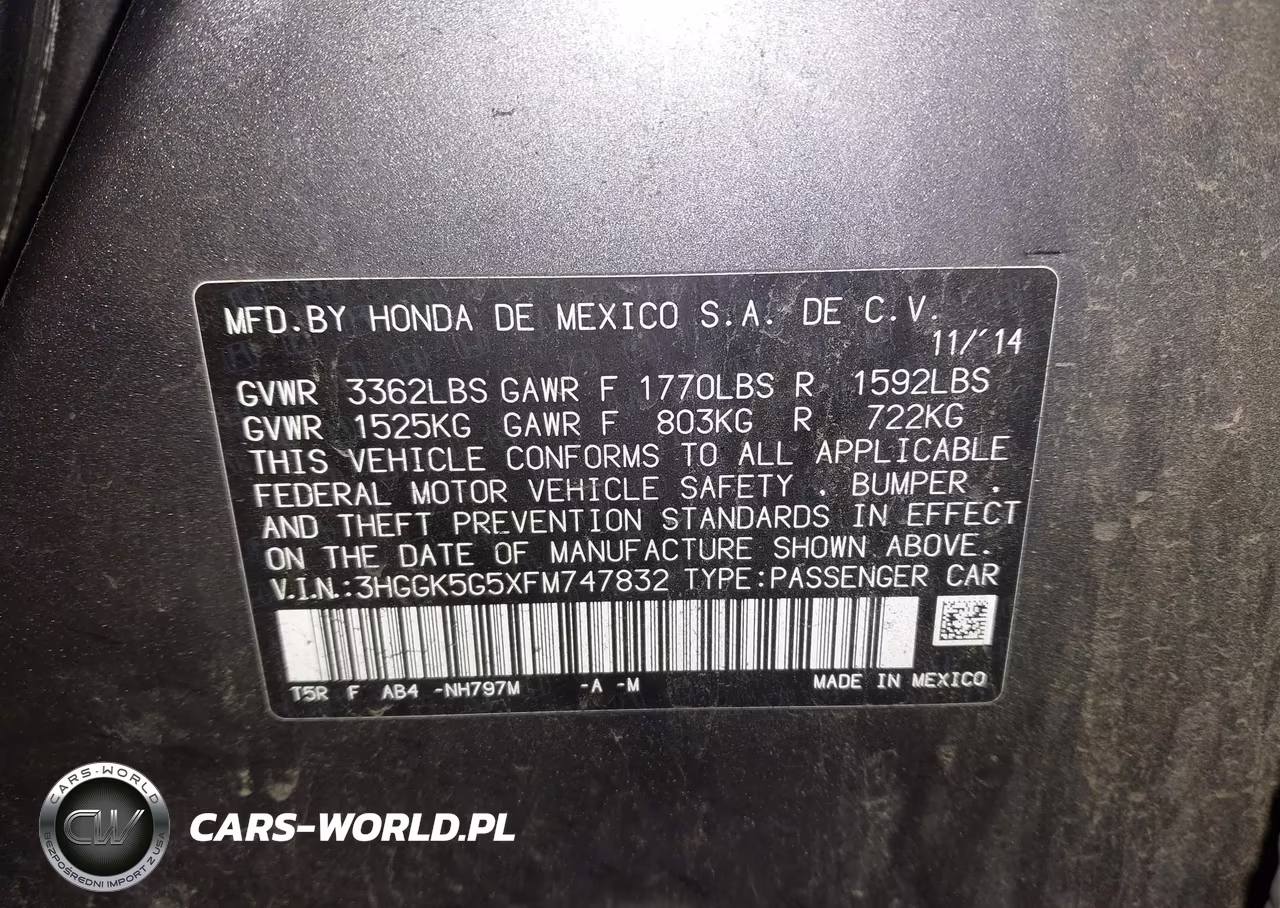 2015 Honda Fit Lx VIN:3HGGK5G5XFM747832 - 9